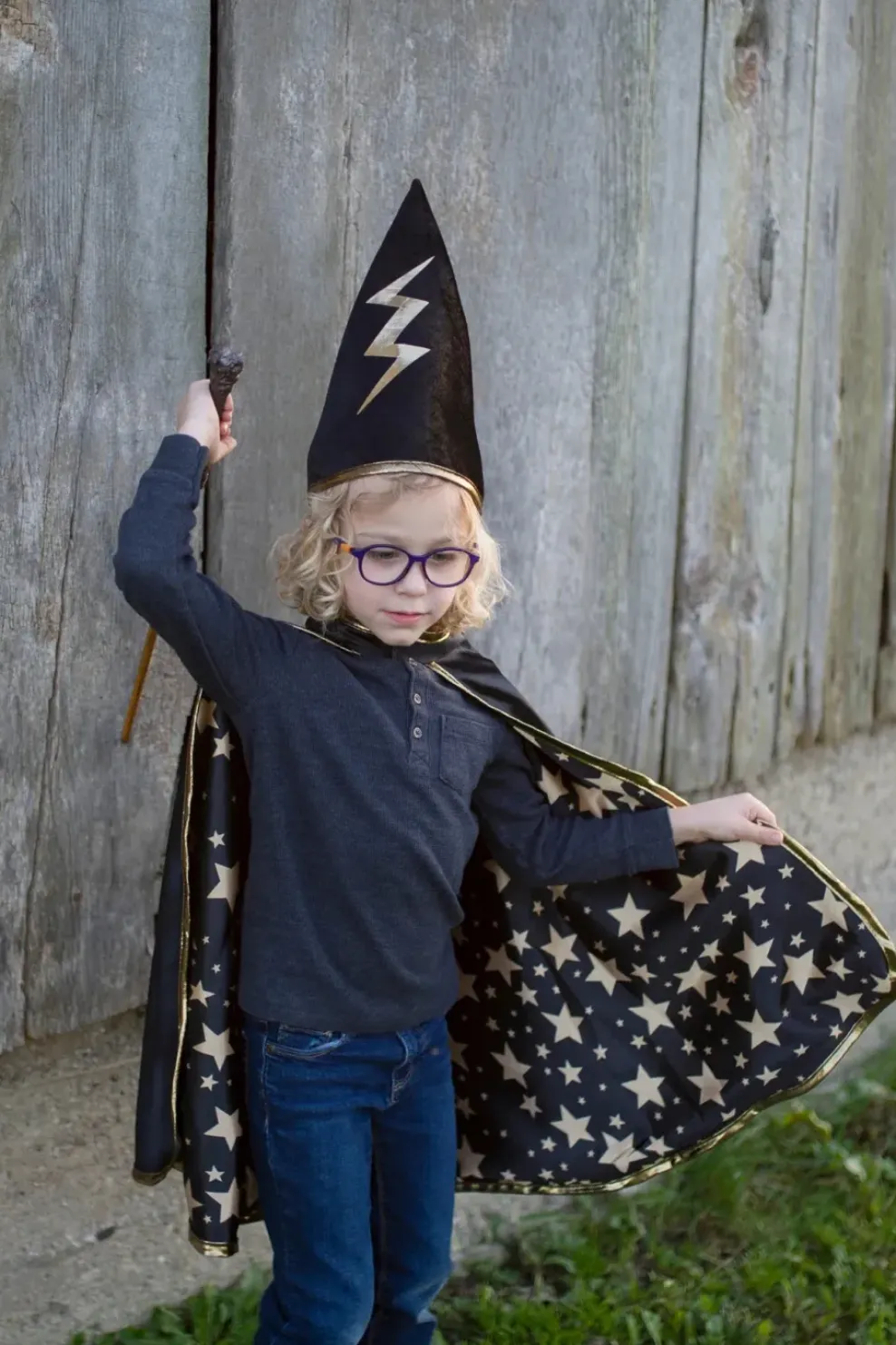 Creative Education of Canada Inc Great Pretenders Reversible Wizard Cape and Hat Size 4/6 Sale