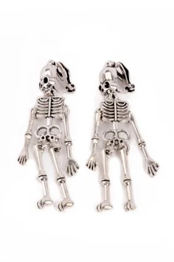 Creative Education of Canada Inc Great Pretenders Spooky Scary Skeleton Clip On Earrings Fashion