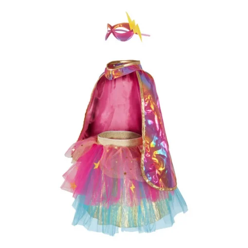 Creative Education of Canada Inc Great Pretenders Super-Duper Tutu with Cape & Mask, Pink & Gold New