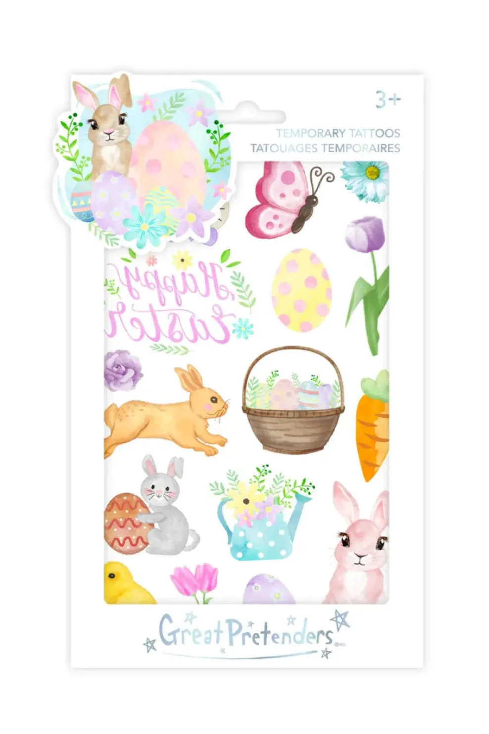 Creative Education of Canada Inc Great Pretenders Temporary Tattoos: Easter Bunny Sale