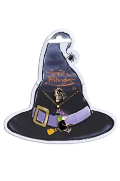 Creative Education of Canada Inc Great Pretenders Witch Necklace with Black Cat Ring Discount