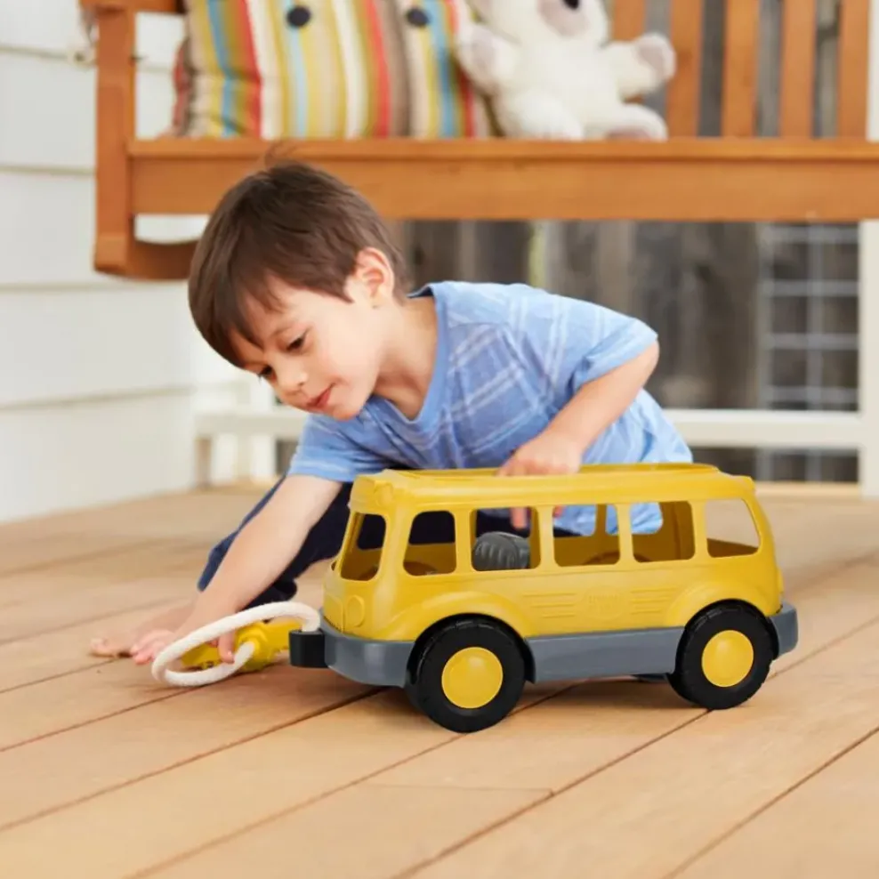 Green Toys School Bus Wagon Online