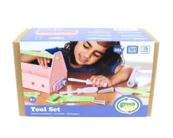 Green Toys Tool Set Pink Hot
