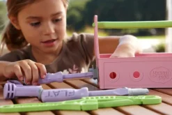 Green Toys Tool Set Pink Hot
