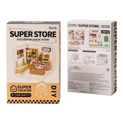 Hands Craft US, Inc. Hands Craft DIY Miniature House Kit: Fascinating Book Store Clearance