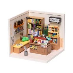 Hands Craft US, Inc. Hands Craft DIY Miniature House Kit: Fascinating Book Store Clearance