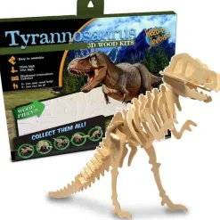 Heebie Jeebies Dinosaur 3D Wood Kits Velociraptor Clearance