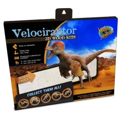 Heebie Jeebies Dinosaur 3D Wood Kits Velociraptor Clearance