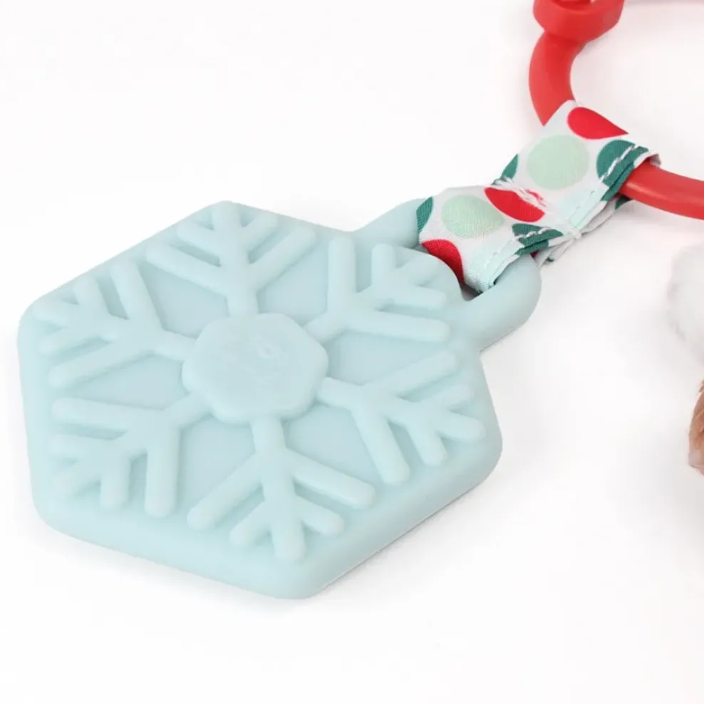 Itzy Ritzy Holiday Bear Itzy Pal™ Plush + Teether Fashion