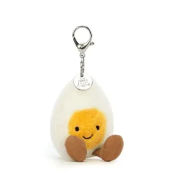 Jellycat Amuseable Happy Boiled Egg Bag Charm 7" New