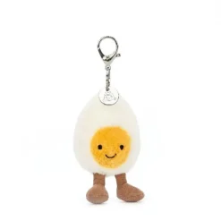 Jellycat Amuseable Happy Boiled Egg Bag Charm 7" New