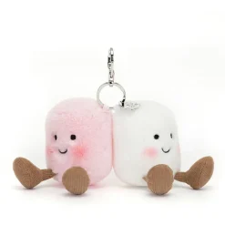 Jellycat Amuseable Pair of Marshmallows Bag Charm 6" Sale
