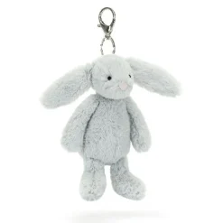 Jellycat Bashful Bunny Silver Bag Charm 7" Discount