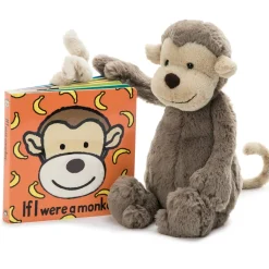 Jellycat Board Book If I Were A Monkey New