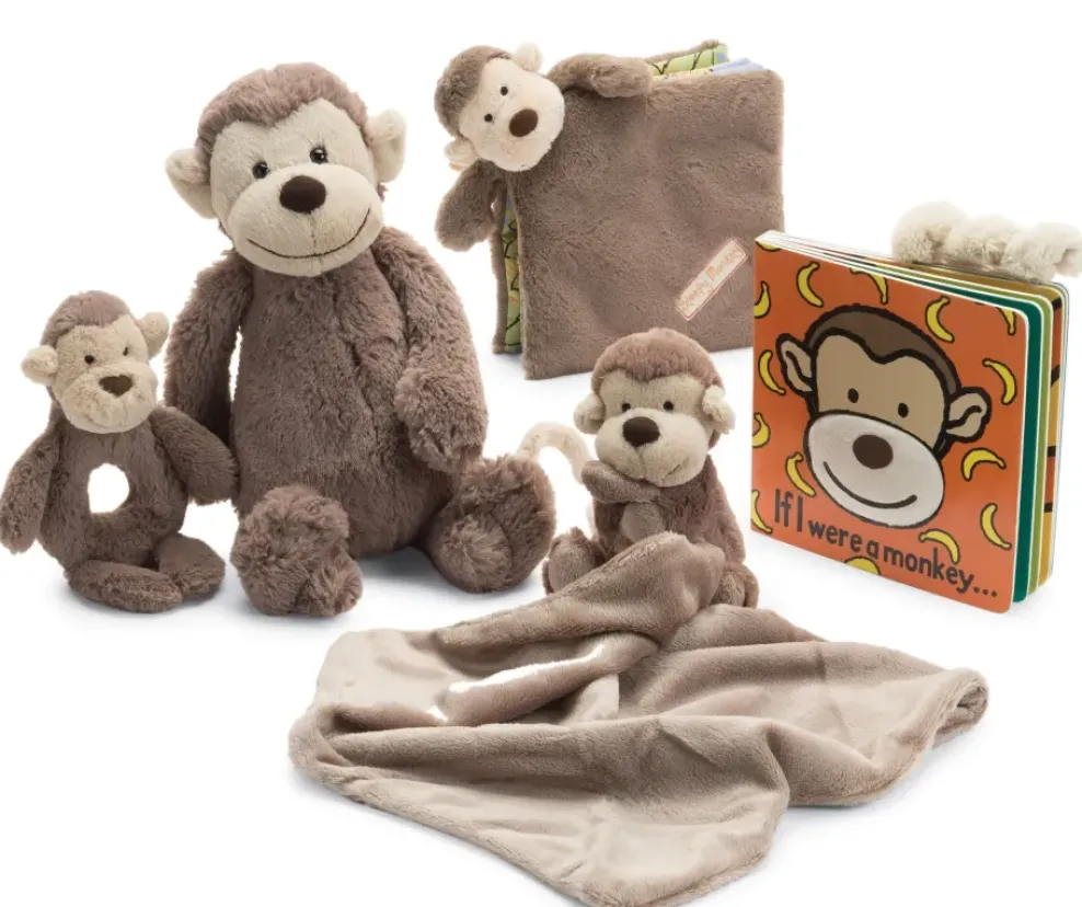 Jellycat Board Book If I Were A Monkey New