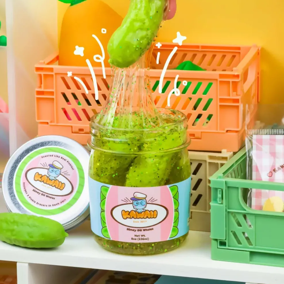 Kawaii Company Kawaii Slime: Shimmery Pickle Sale