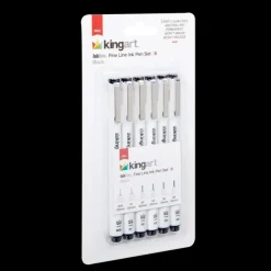 Family Games America Kingart™ Fine Line Ink Pen Set Discount