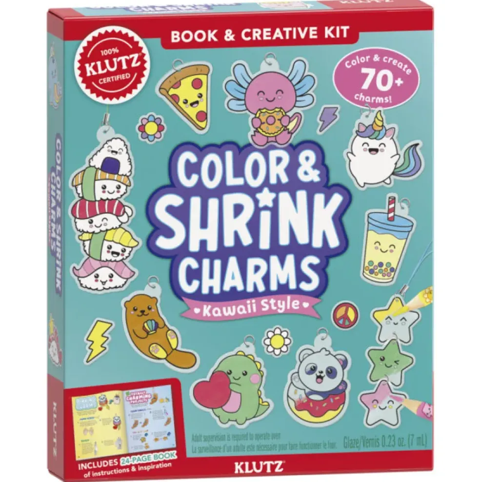 Scholastic Klutz® Color & Shrink Charms: Kawaii Style New
