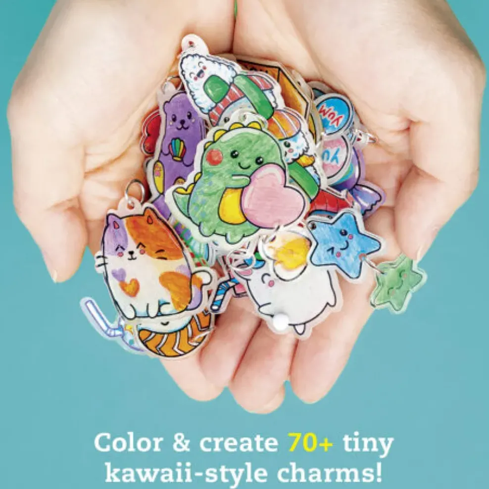 Scholastic Klutz® Color & Shrink Charms: Kawaii Style New