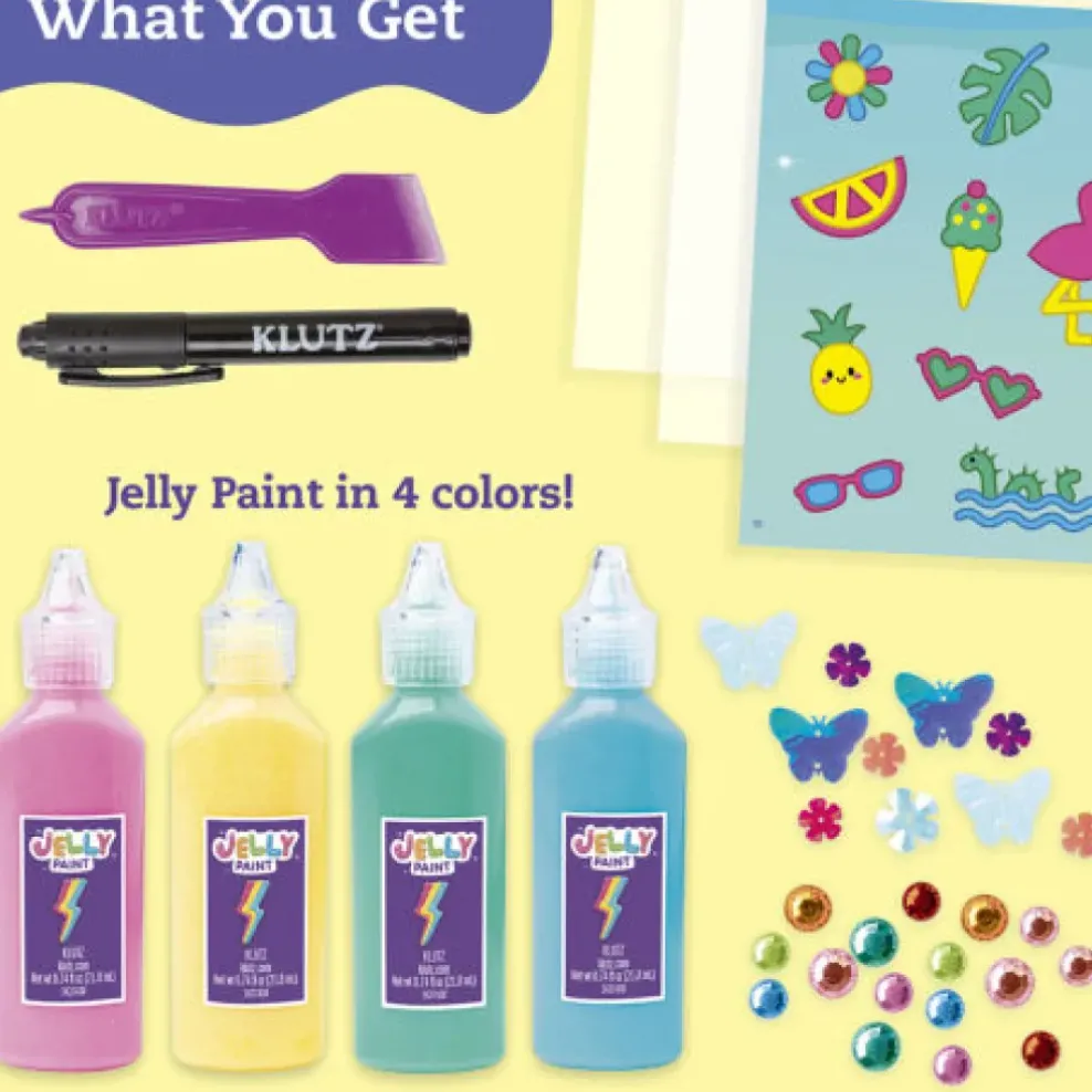 Scholastic Klutz® Paint & Peel Jelly Stickers: Glitter Goals! Clearance