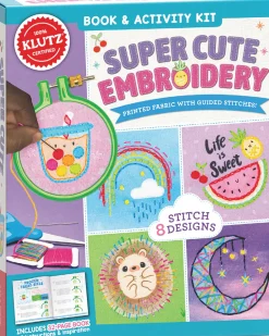 Scholastic Klutz® Super Cute Embroidery - Discontinued Clearance