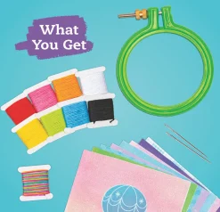 Scholastic Klutz® Super Cute Embroidery - Discontinued Clearance