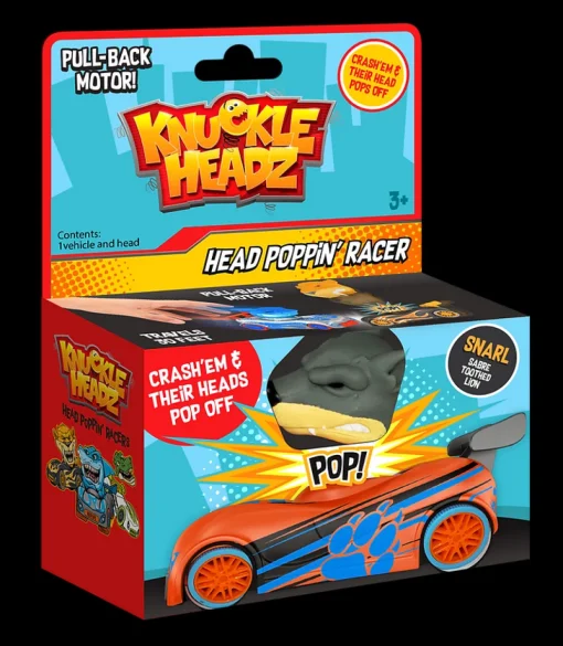 Skullduggery, Inc Knuckle-Headz Head Poppin' Racers™: Wolf Fashion