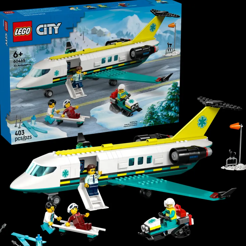 LEGO ® City Emergency Air Ambulance Airplane 60465 Hot