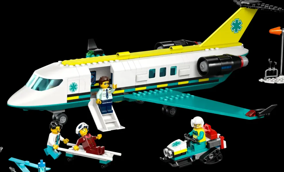 LEGO ® City Emergency Air Ambulance Airplane 60465 Hot