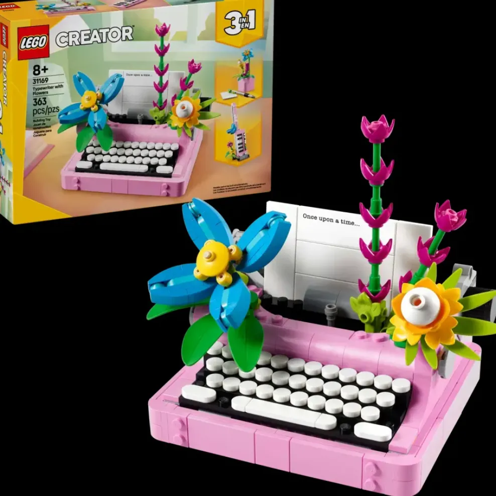 LEGO ® Creator 3-in-1: Typewriter with Flowers 31169 New