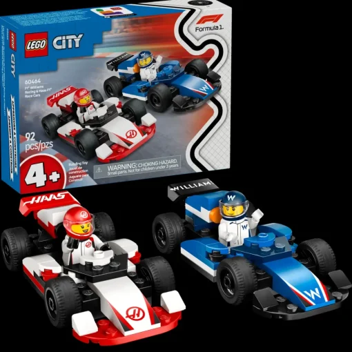 LEGO ® F1® Williams Racing & Haas F1® Race Cars 60464 Fashion