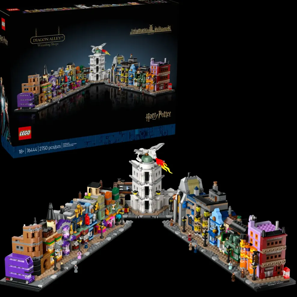 LEGO ® Harry Potter™ Diagon Alley™ Wizarding Shops 76444 Hot