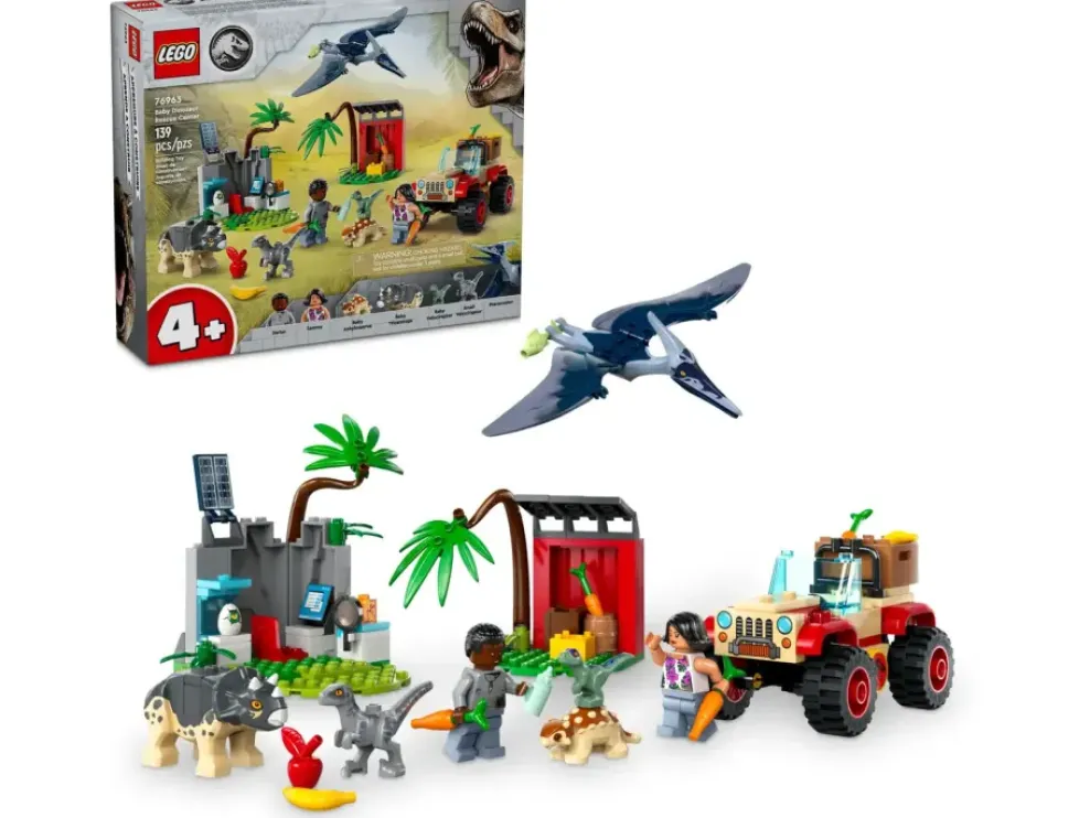 LEGO ® Jurassic Park Baby Dinosaur Rescue Center 76963 Clearance