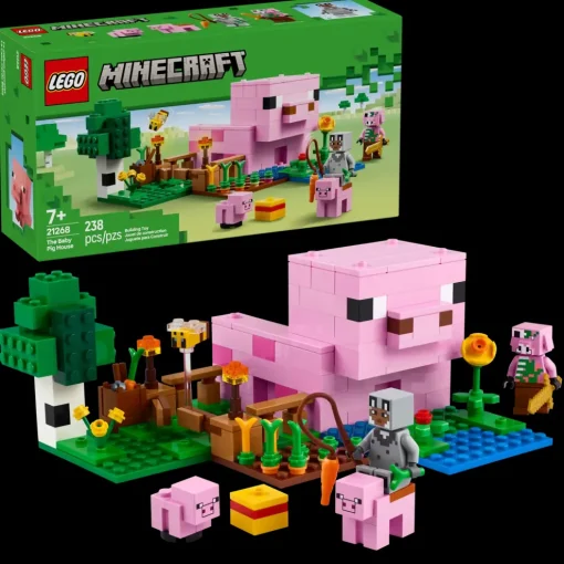 LEGO ® Minecraft™ The Baby Pig House 21268 Discount