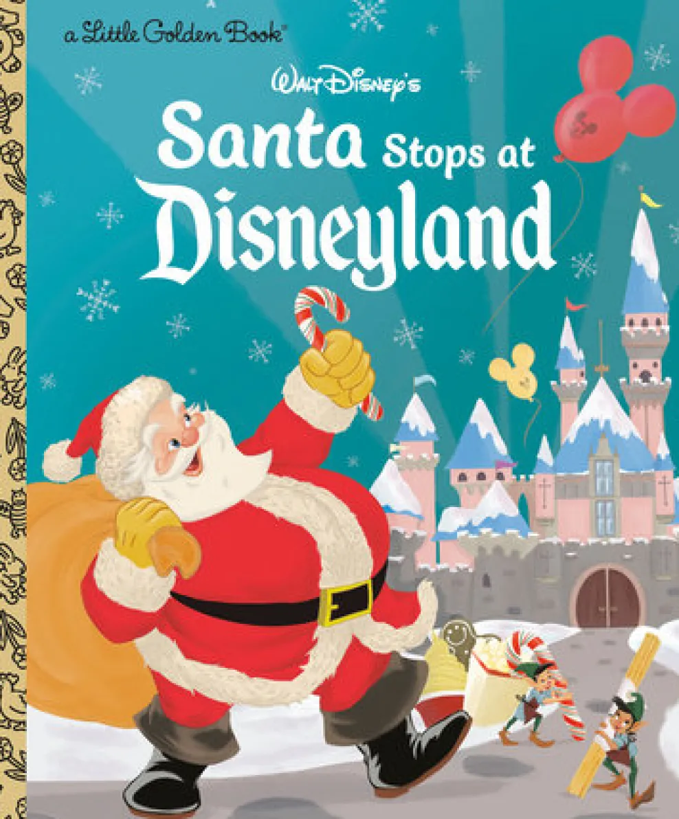 Penguin Random House LLC Little Golden Books - Santa Stops at Disneyland Sale