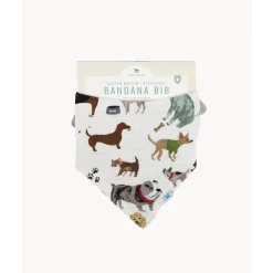Little Unicorn Cotton Muslin Reversible Bandana Bib Woof New