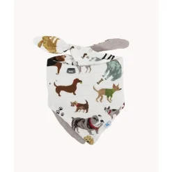 Little Unicorn Cotton Muslin Reversible Bandana Bib Woof New