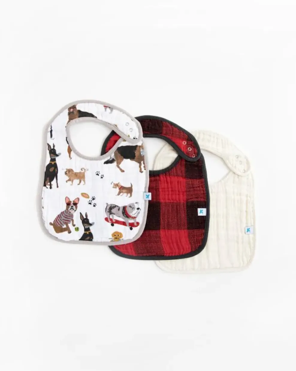 Little Unicorn Cotton Muslin Classic Bib Woof Clearance