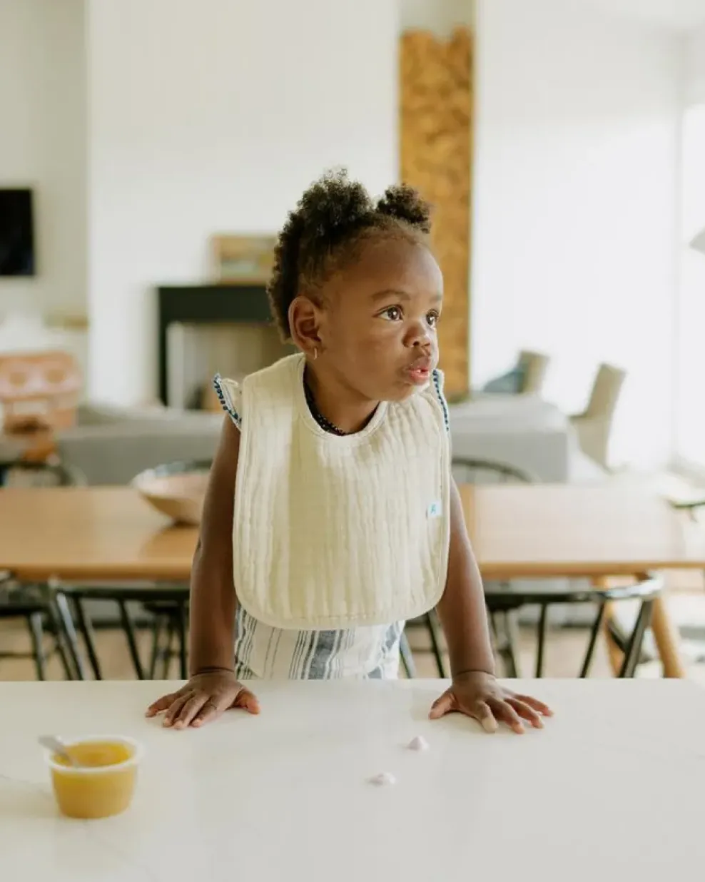 Little Unicorn Cotton Muslin Classic Bib Woof Clearance