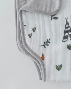 Little Unicorn Cotton Muslin Burp Cloth Forest Friends Best