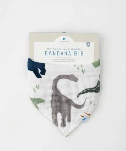 Little Unicorn Cotton Muslin Reversible Bandana Bib Dino Friends Online