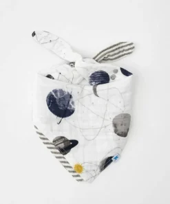 Little Unicorn Cotton Muslin Reversible Bandana Bib Planetary Discount
