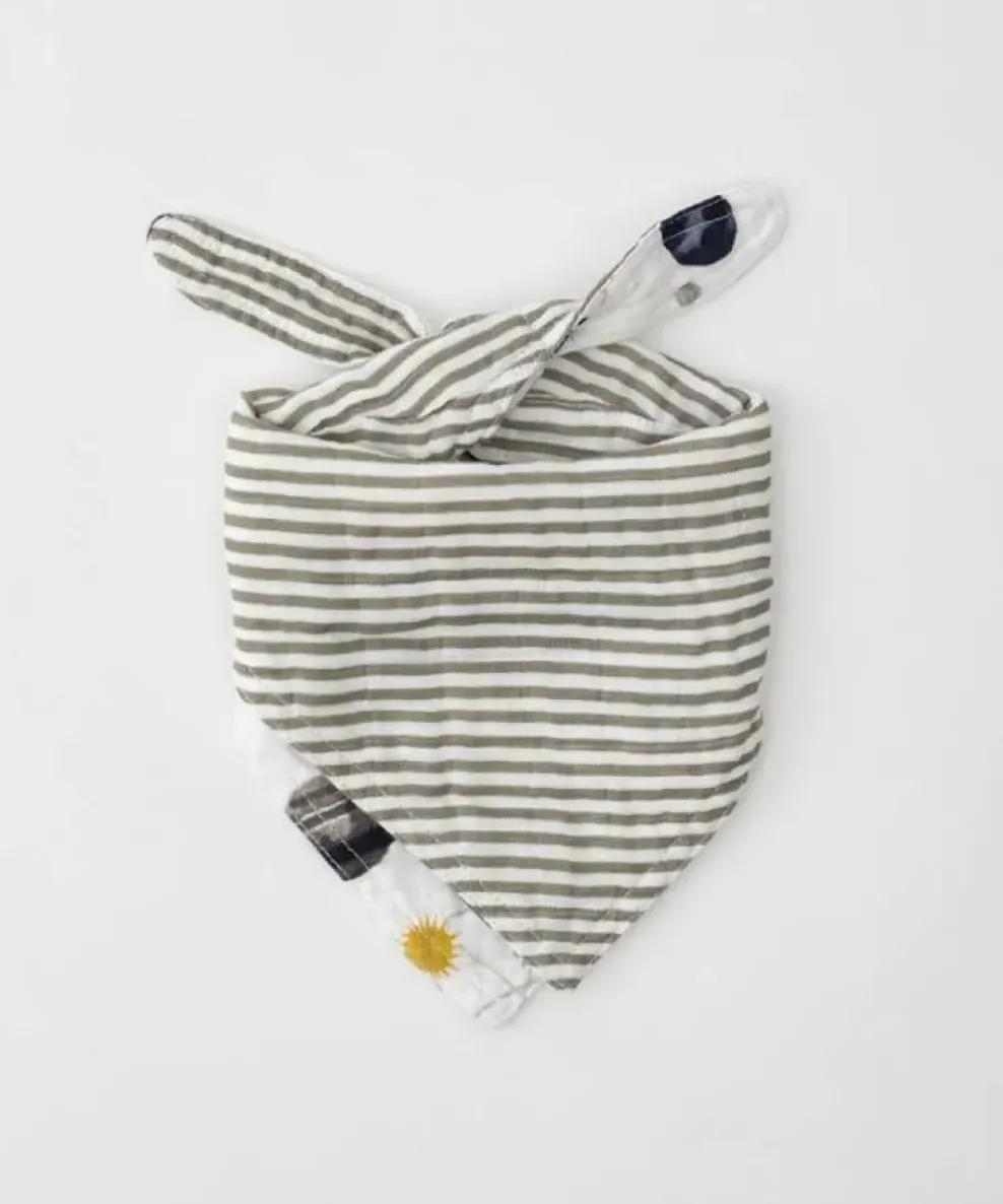 Little Unicorn Cotton Muslin Reversible Bandana Bib Planetary Discount