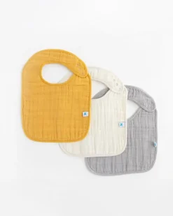 Little Unicorn Cotton Muslin Classic Bib Mustard Hot