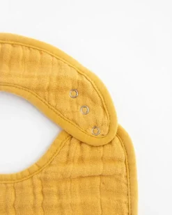 Little Unicorn Cotton Muslin Classic Bib Mustard Hot