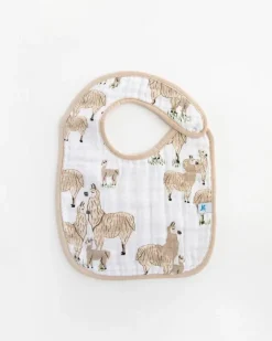Little Unicorn Cotton Muslin Classic Bib Llama Llama Clearance