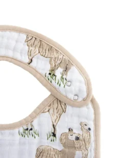 Little Unicorn Cotton Muslin Classic Bib Llama Llama Clearance