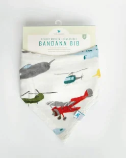 Little Unicorn Deluxe Muslin Reversible Bandana Bib Air Show Online