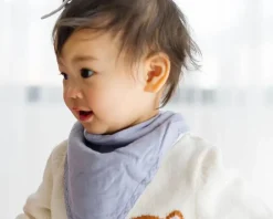 Little Unicorn Deluxe Muslin Reversible Bandana Bib Rainbow Raindrop Fashion