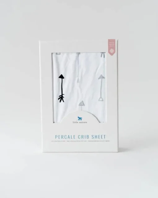 Little Unicorn Percale Muslin Crib Sheet Arrows Online